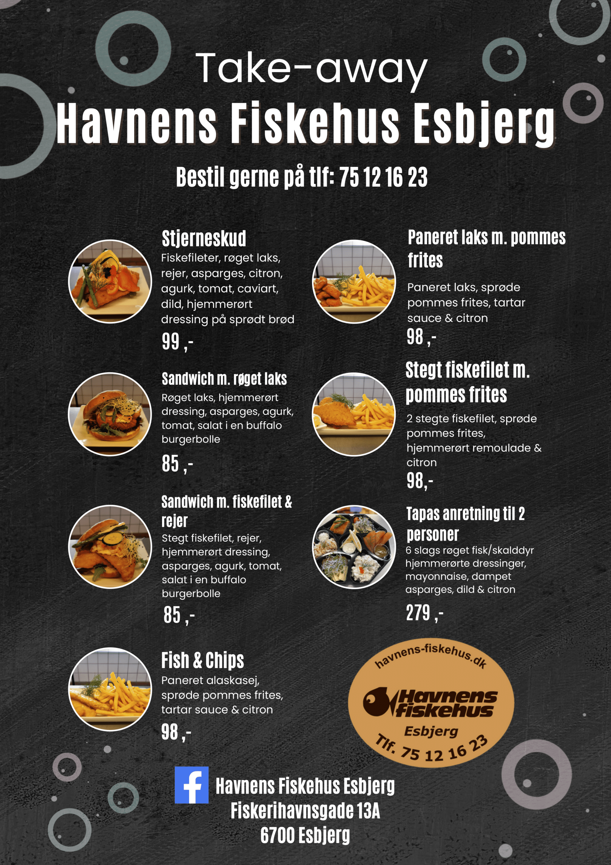 Take away menu Take away menu